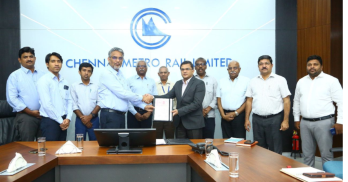 CMRL signs contract with L&T for provision of telecommunication system in corridor 4 of phase 2 project.