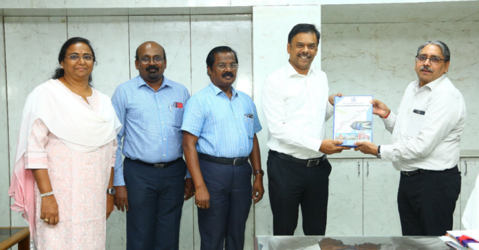 CMRL MD, M.A Siddique submits DPR for the Madurai and Coimbatore Metro Project to Ramesh Chand Meena, the Additional Chief Secretary of Govt. of TN. CMRL MD, M.A Siddique submits DPR for the Madurai and Coimbatore Metro Project to Ramesh Chand Meena, the Additional Chief Secretary of Govt. of TN.