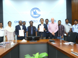 Contract signing ceremony between CMRL and URC Construction Pvt. Ltd.
