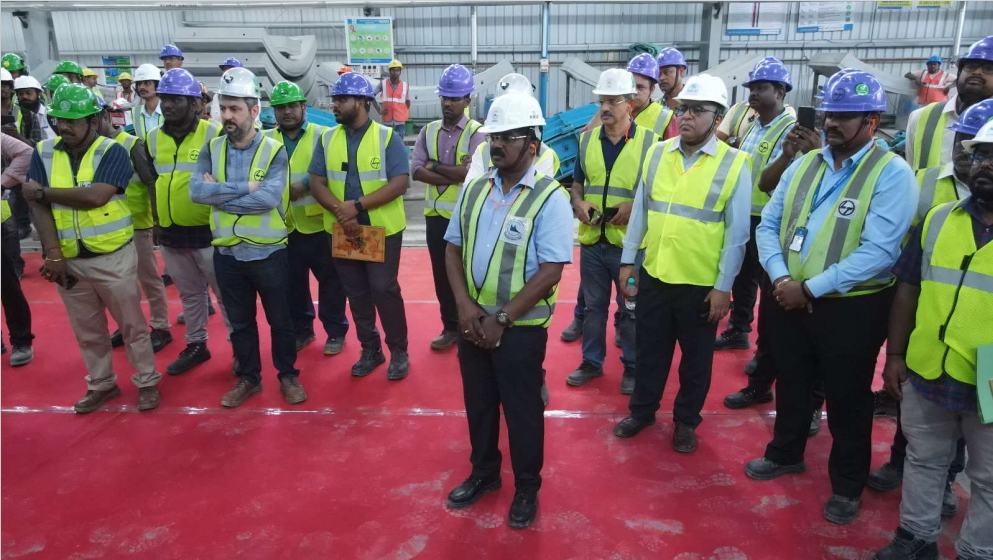 Commissioning of automated concrete distribution system at the casting yard by L&T
