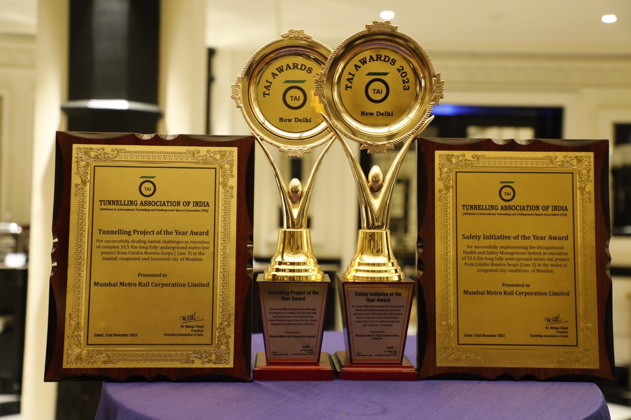 MMRC Honoured with the 'Tunnelling Project of The Year’ and 'Safety Initiative of the Year’ Awards