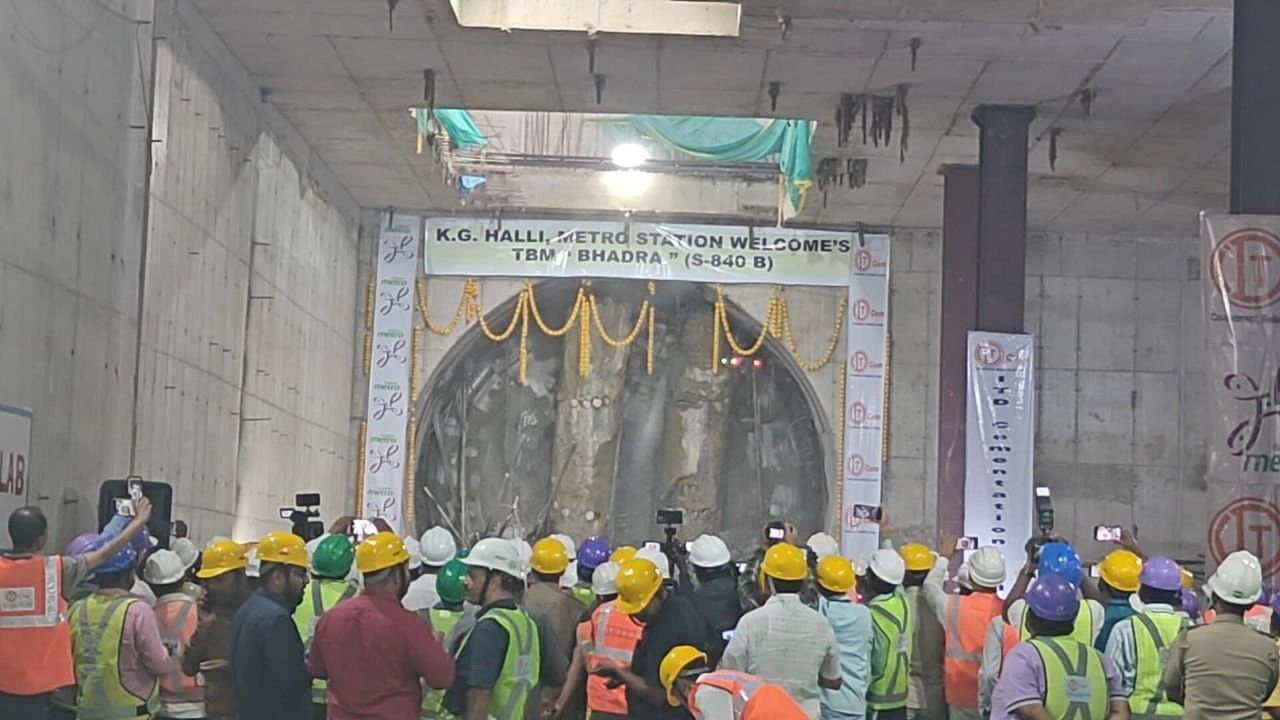 TBM Bhadra of the Bangalore Metro Achieves Breakthrough at K.G Halli