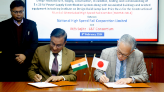 Contract Agreement Signed for Electrification Works for MAHSR Corridor