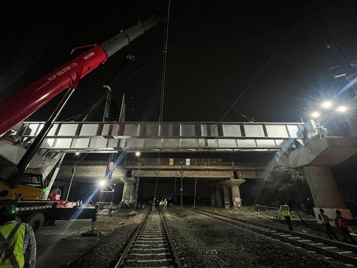 Inore Metro Girder 01 - Metro Rail News